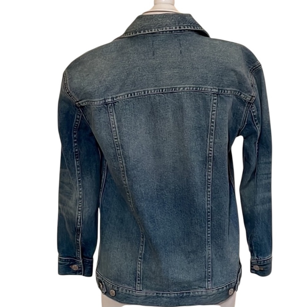 Madewell Oversized Trucker Jean Jacket in Capstone Wash Size XXS - Picture 8 of 12